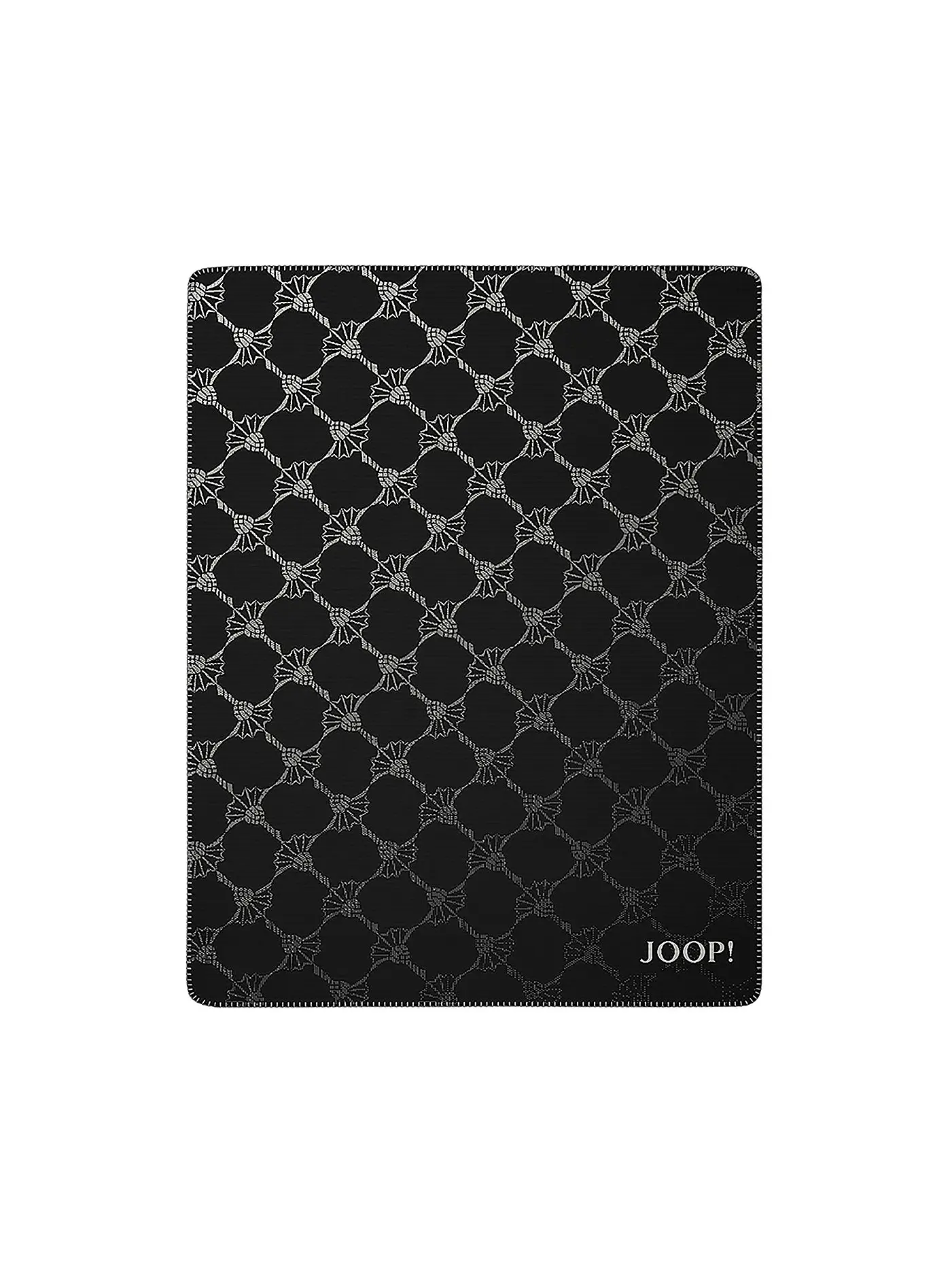 JOOP | Wohndecke CORNFLOWER 150x200cm Schwarz | schwarz